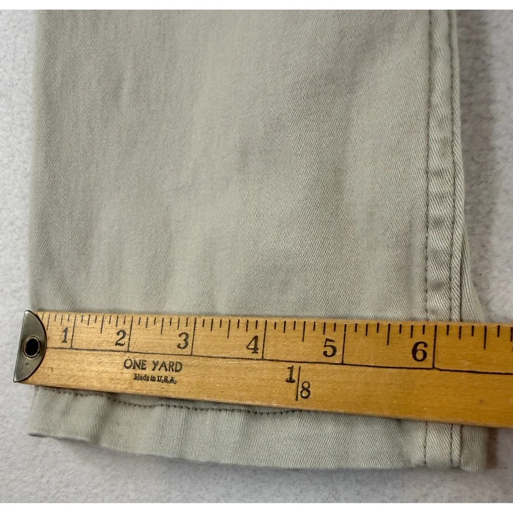 Mugsy Jeans Teddys Chino Pants Mens 36x32 Khaki Tan Stretch Casual K3PNLK